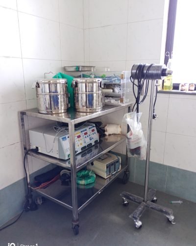 cautery machine, tourniquet machine, and drill at Yadav Super Speciality Hospital