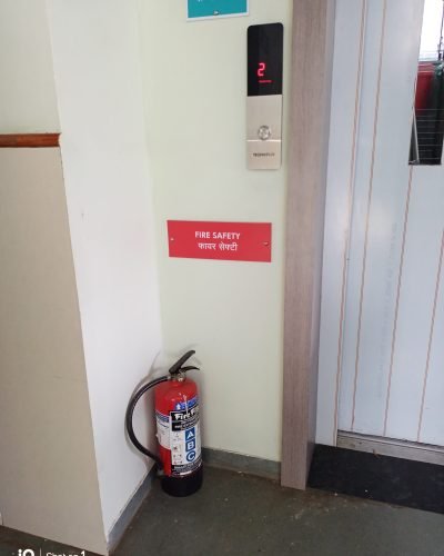 fire safety measures at Yadav Super Speciality Hospital