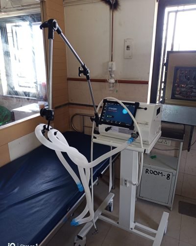 ventilator machine at Yadav Super Speciality Hospital