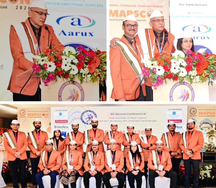 MAPSCON 2026 conference highlights featuring leadership and faculty of Maharashtra Association of Plastic Surgeons
